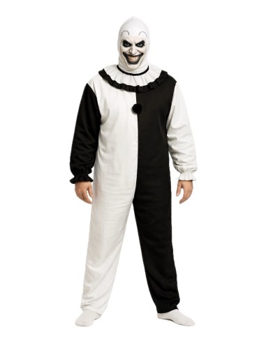 Fato de Palhaço Assassino de alta qualidade, ideal para o Carnaval, festas temáticas e eventos especiais.